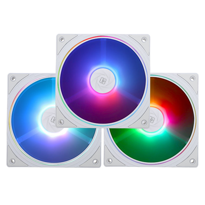 Thermalright TL-S12W-S X3 White A-RGB 120mm PWM Triple Pack