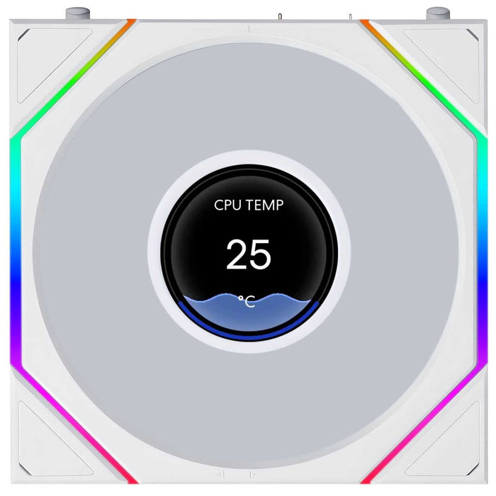 Lian Li UNI FAN TL LCD FLEX Reverse 120mm Fan - White