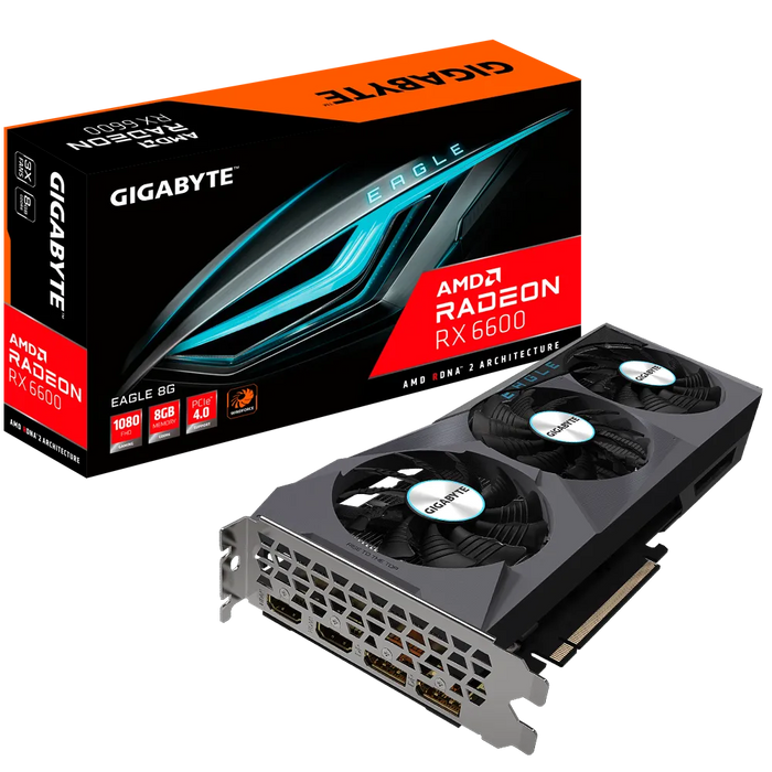 8GB Gigabyte RX 6600 Eagle Graphics Card