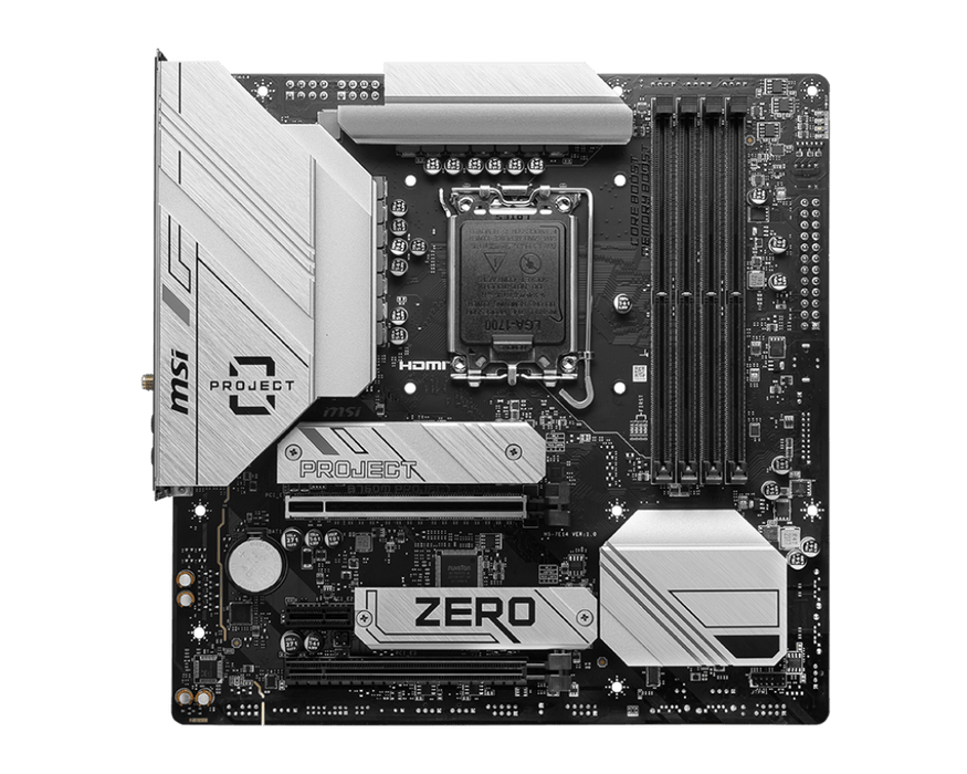 MSI B760M Project Zero WIFI DDR5 Micro-ATX Motherboard