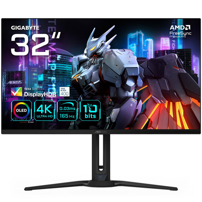 32" Gigabyte AORUS FO32U 4K 165Hz OLED Gaming Monitor
