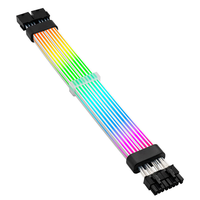 Asiahorse 2 x 8 Pin PCIE Black ARGB GPU Extension Cable