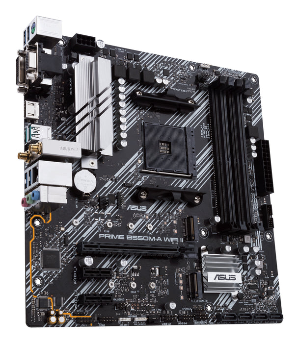 ASUS PRIME B550M-A WIFI II Micro-ATX AM4 Motherboard