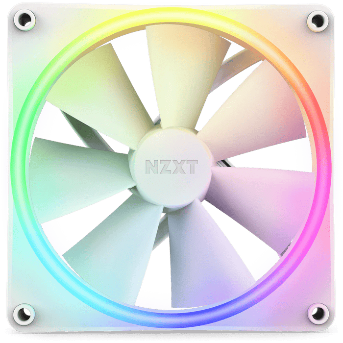 NZXT F140 RGB DUO White 140mm PWM Fan