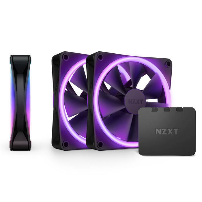 NZXT F120 RGB DUO Black 120mm PWM Triple Pack