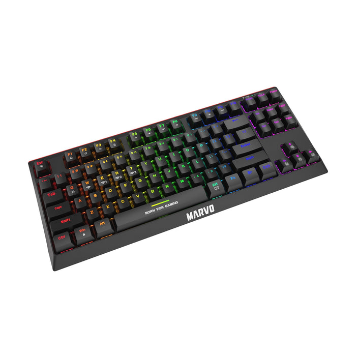 Marvo Scorpion KG953W Wireless RGB TKL Red Switch Keyboard