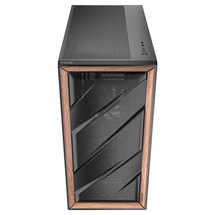 Antec FLUX Mesh Black Wood ATX PC Case