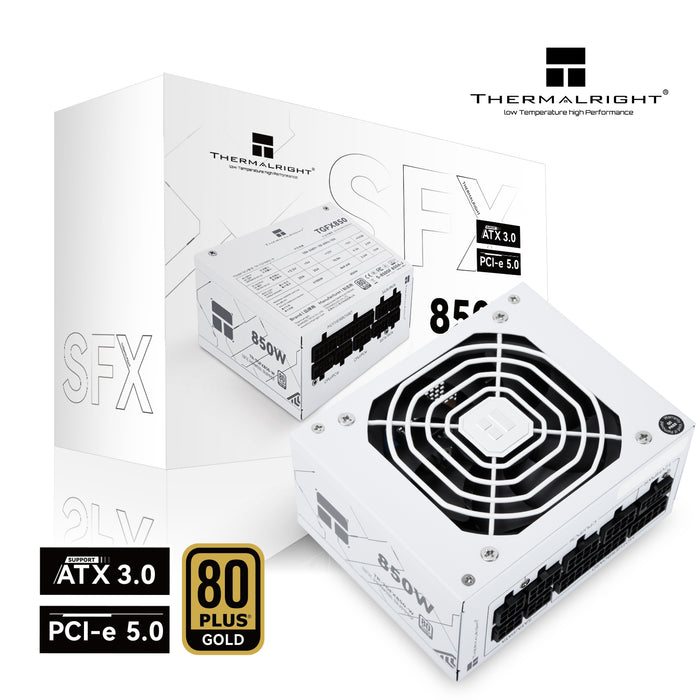 850W Thermalright TGFX-850W White ATX 3.0 Gold Modular SFX PSU