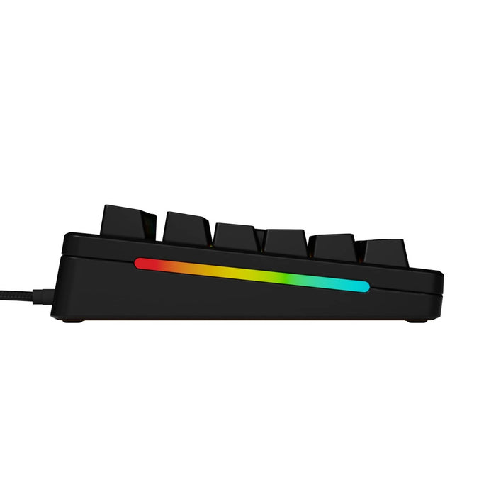 Glorious GMMK 3 75% Prebuilt Wired Gaming Keyboard Fox Switches Black - UK Layout