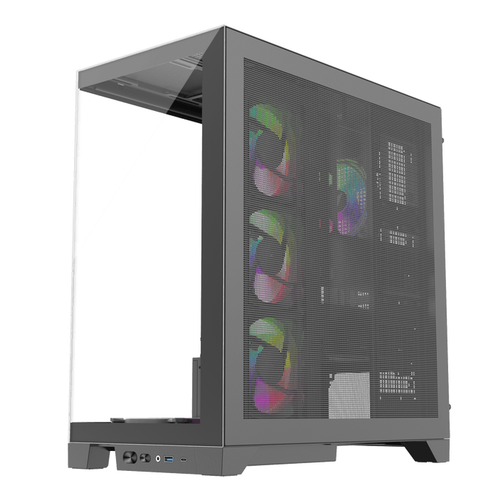 1st Player MIKU Mi8 ARGB Black ATX Case