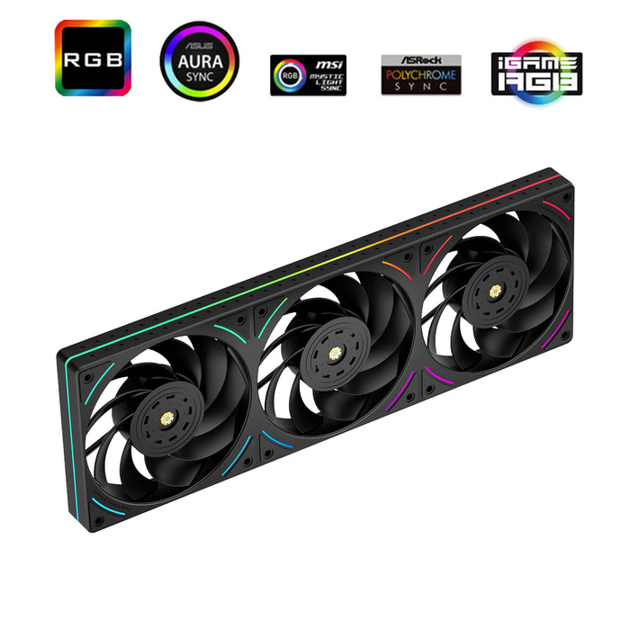 Thermalright TL-UB36R Black A-RGB Reverse 360mm PWM Fan Unit