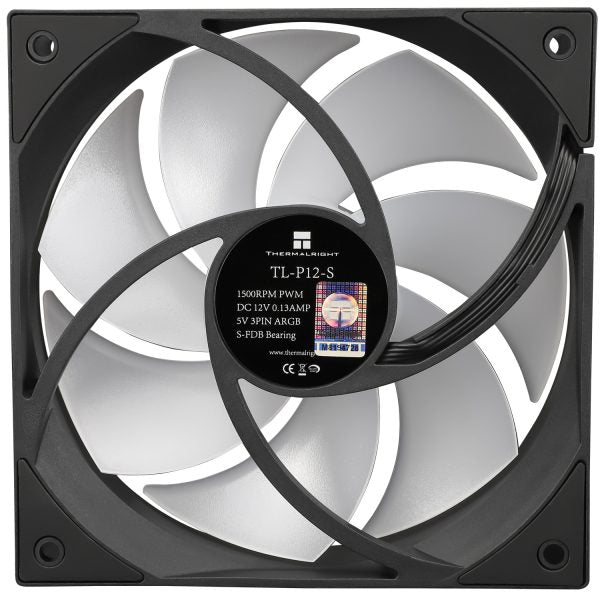 Thermalright TL-P12-S Black ARGB 120mm PWM Fan