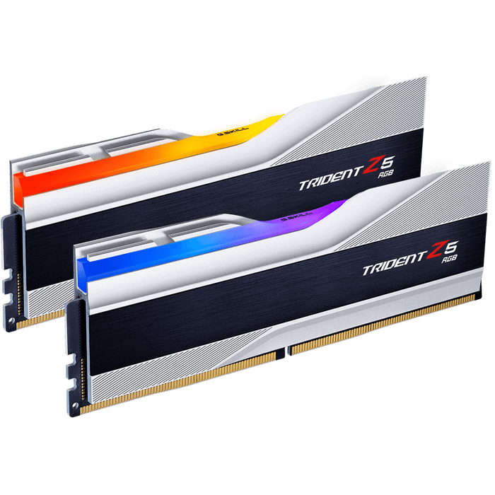 32GB (2x16GB) DDR5 6400MHZ CL32 G.Skill Trident Z5 Silver RGB RAM