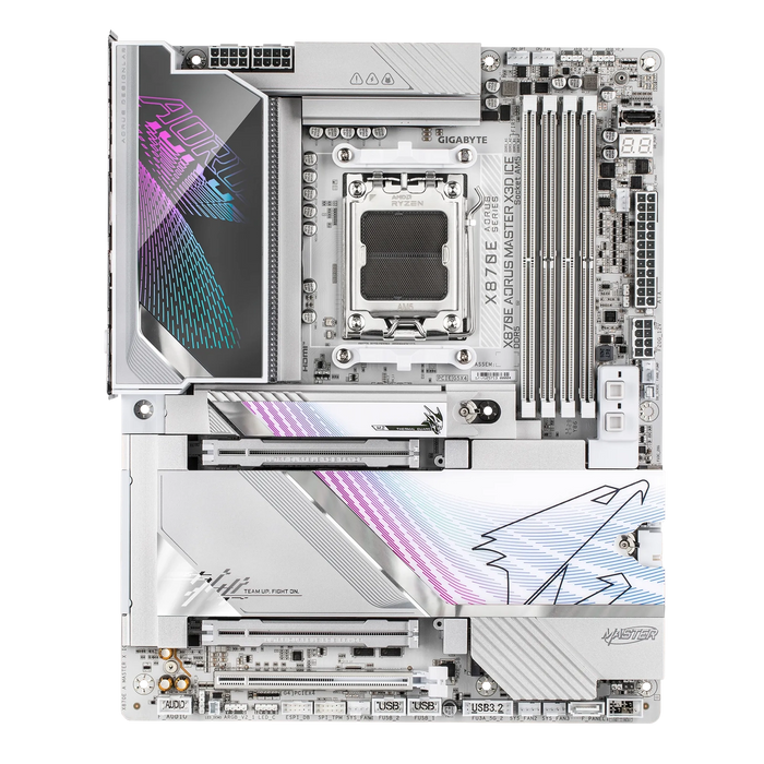 Gigabyte X870E Aorus Master X3D Ice ATX AM5 Motherboard