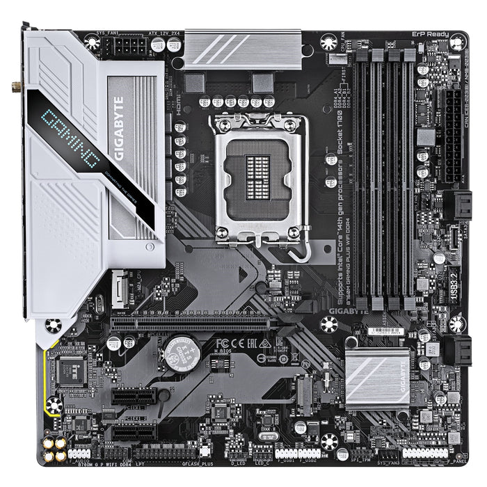 Gigabyte B760M GAMING PLUS WIFI DDR4 Micro-ATX LGA 1700 Motherboard