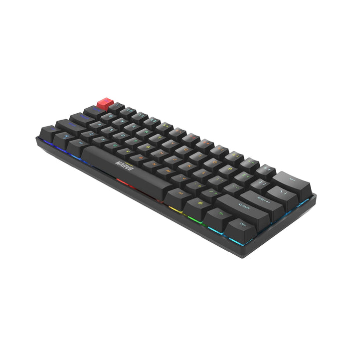 Marvo Scorpion KG933G Saber 61 Wired RGB 60% ISO UK Mechanical Keyboard