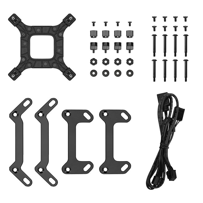 DeepCool LM240 IPS Display 240mm AIO Black Liquid Cooler