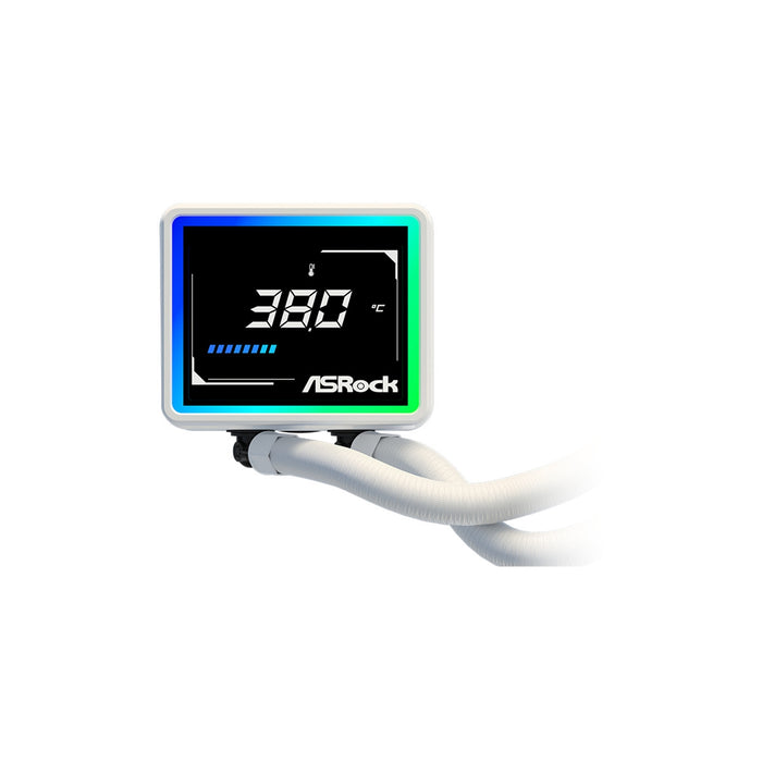 ASRock Challenger 360 Digital White AIO Liquid CPU Cooler