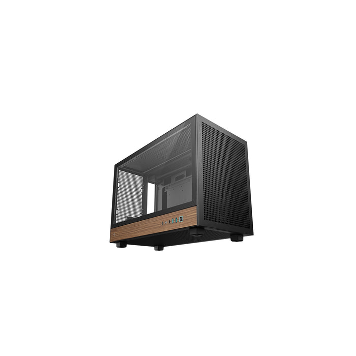 DeepCool CH260 Black Wood TG Micro-ATX Case