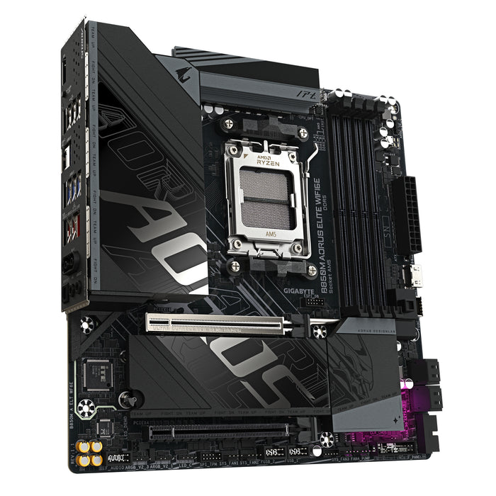 Gigabyte B850M AORUS ELITE WIFI6E AM5 DDR5 Micro ATX Motherboard