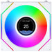 Lian Li UNI FAN SLINF LCD FLEX 120mm Triple Fan Pack - White