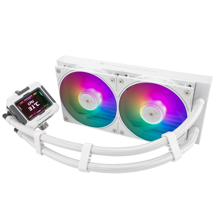 Thermalright Frozen Warframe 240 White ARGB LCD 240mm AIO Liquid Cooler