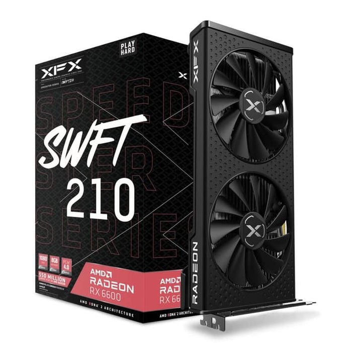 XFX Radeon RX 6600 Speedster SWFT 210 Core 8GB Graphics Card