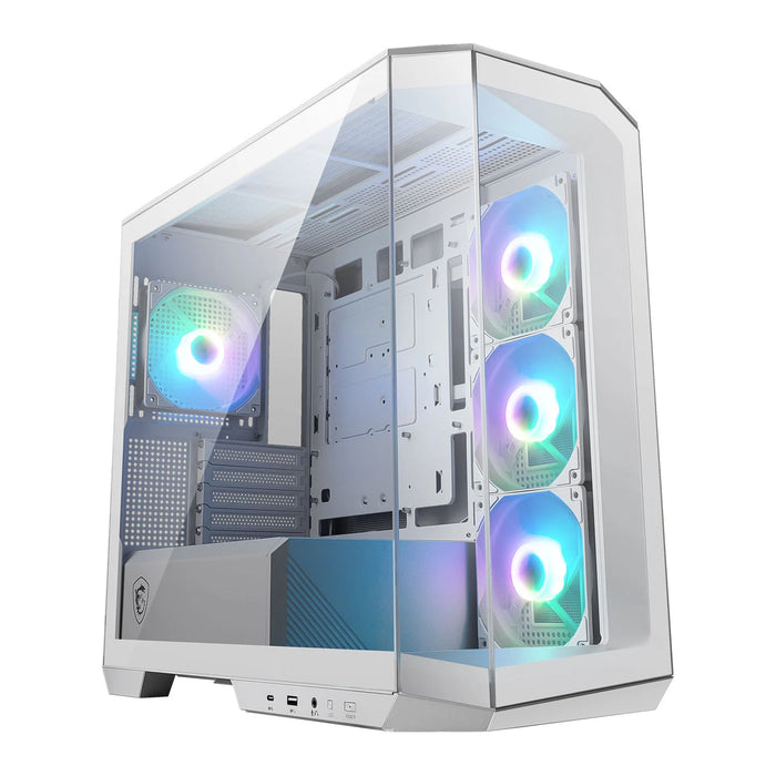 MSI MAG PANO M100R PZ White Glass mATX Case