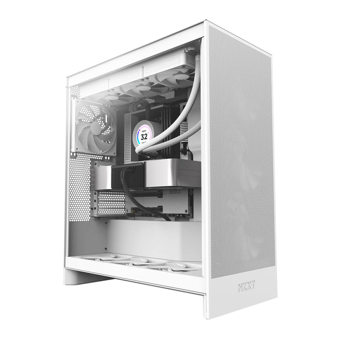 NZXT H7 Flow 2024 White ATX Mid Tower PC Case