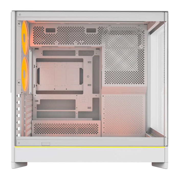 Montech HS02 PRO ARGB Reversible White ATX Case