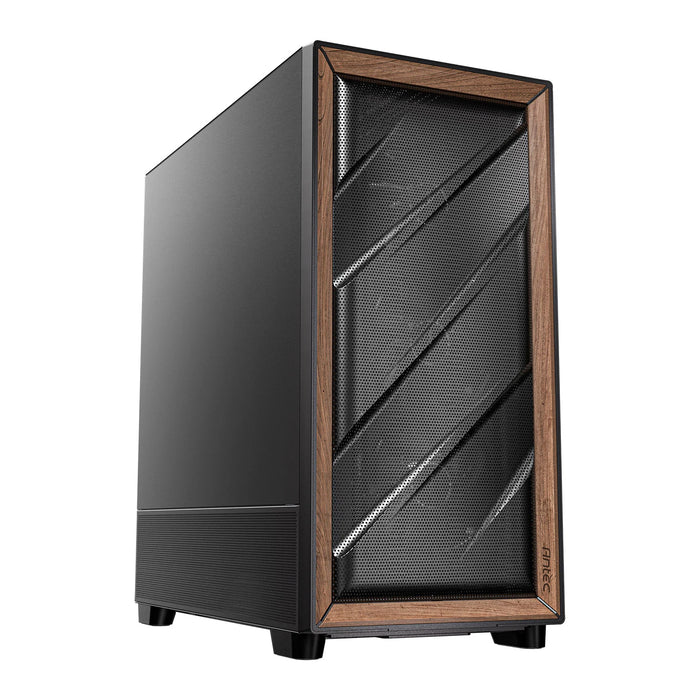 Antec FLUX SE Mesh Black Wood ATX PC Case
