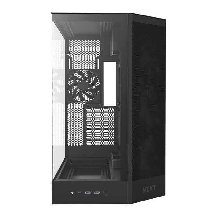 NZXT H9 Flow 2025 Black ATX Dual Chamber PC Case
