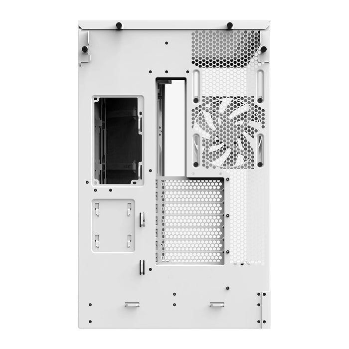 NZXT H9 Flow 2025 White ATX Dual Chamber PC Case