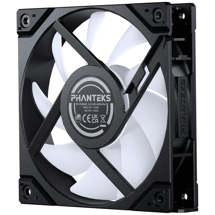 Phanteks M25 Gen2 Reverse Airflow DRGB Black 120mm PWM Fan