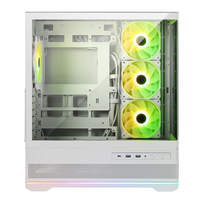 MSI MAG PANO 110R PZ White Glass mATX Case