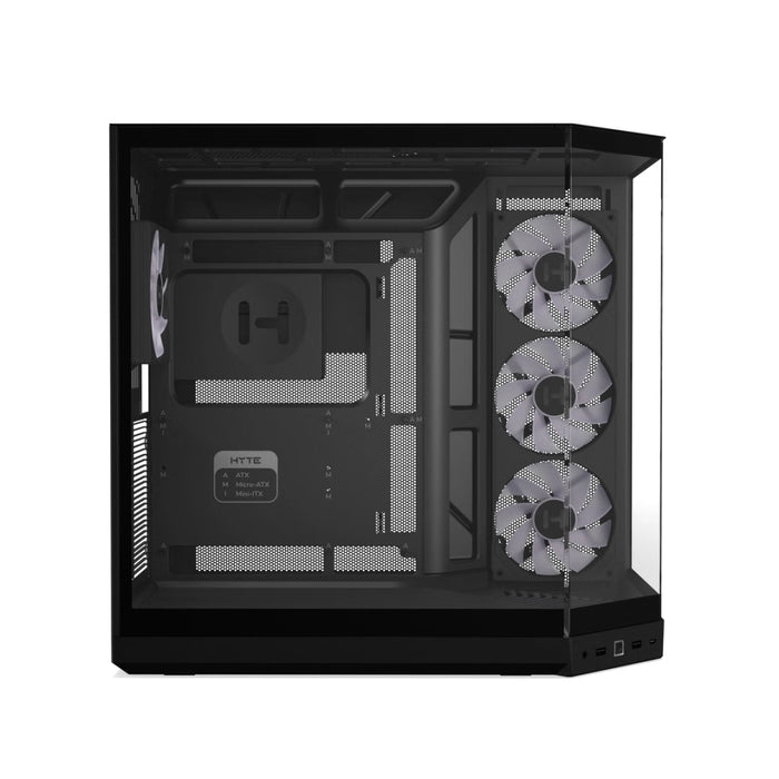 HYTE Y50 Pitch Black TG ATX Case