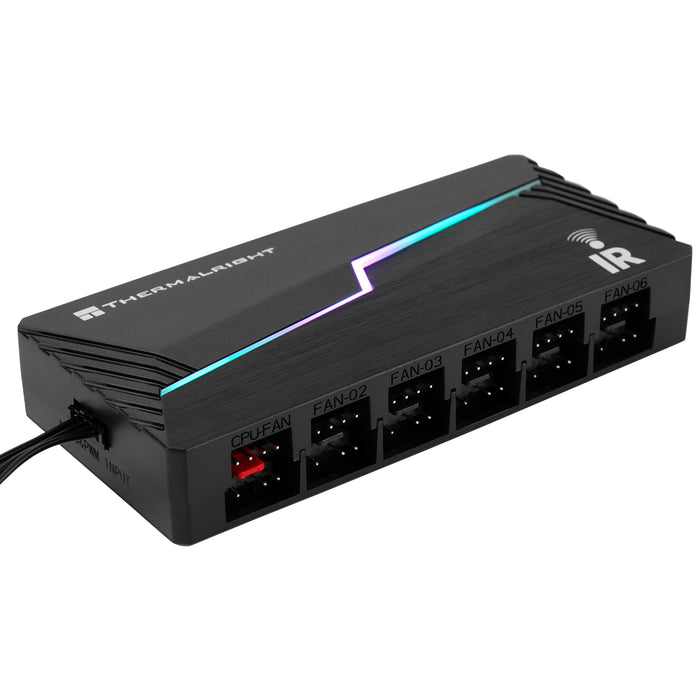 Thermalright 12-Port IR Black PWM Fan and A-RGB SATA Powered Hub