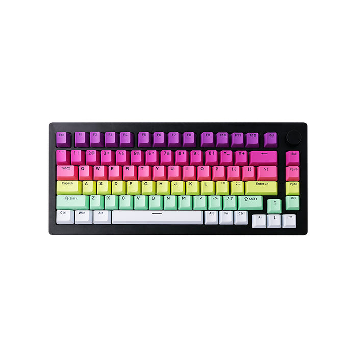 Monsgeek Rainbow Gradient OEM Profile PBT Keycaps