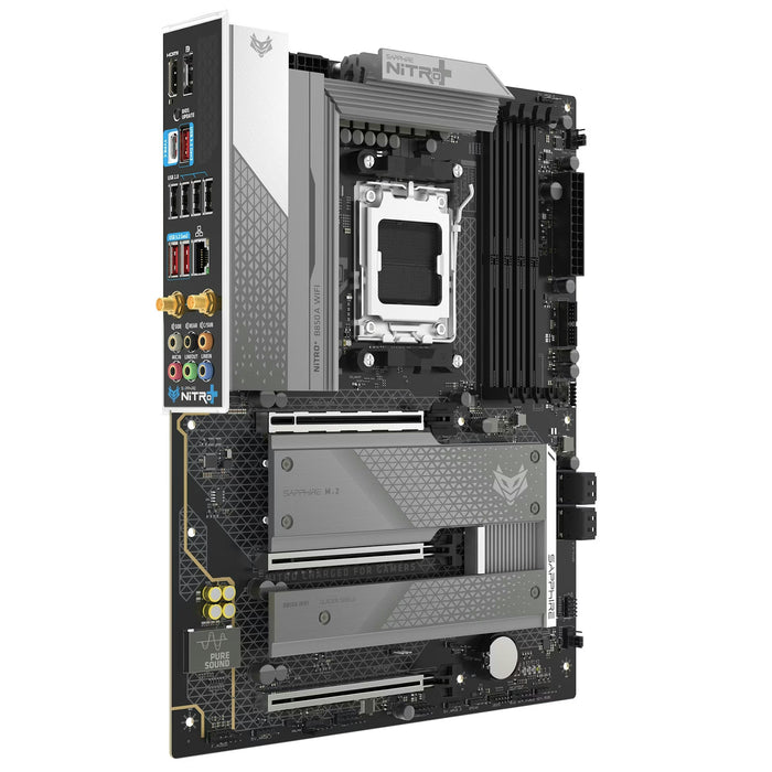SAPPHIRE Nitro+ B850A WiFi7 ATX AM5 Motherboard