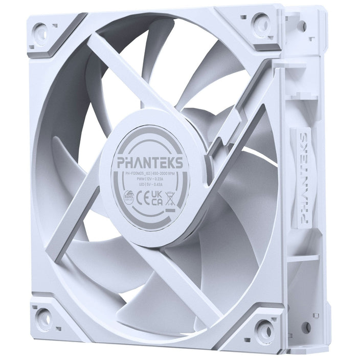 Phanteks M25 Gen2 Reverse Airflow DRGB White 120mm PWM Triple Pack