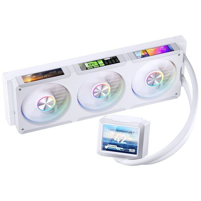 Jonsbo TF3-360SCB LCD ARGB White All In One CPU Cooler