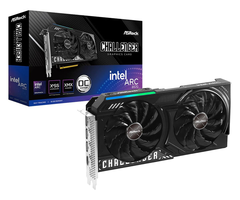 ASRock Intel Arc B570 Challenger OC 10GB Graphics Card