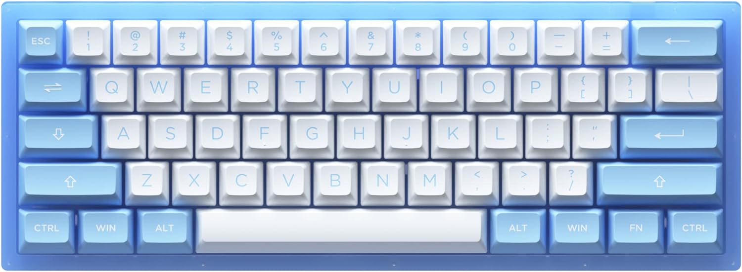 Akko ACR 61  Doll of the Princess RGB 60% ANSI CS Jelly Blue