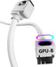 Asiahorse Hydrus 8 Pin PCIE White ARGB GPU Extension Cable