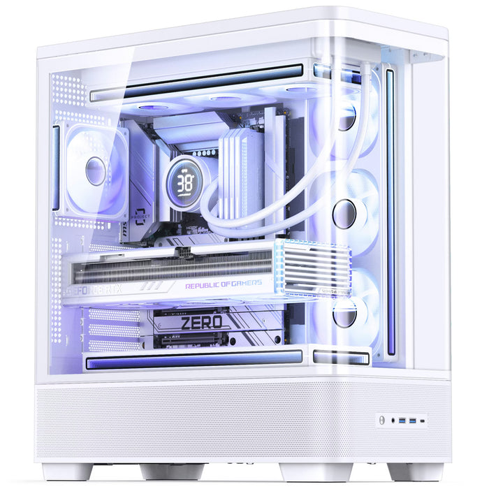 Jonsbo TK-5 ATX Mid Tower Case - White
