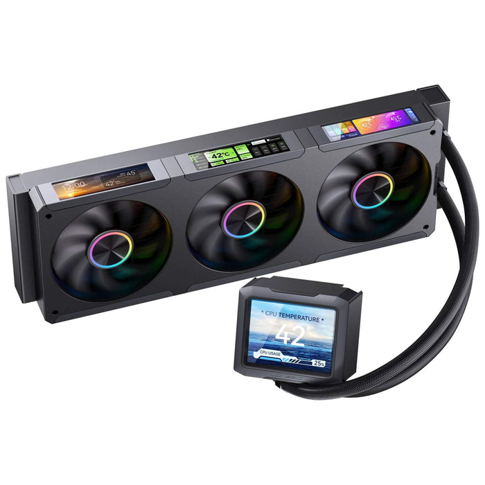 Jonsbo TF3-360SCB LCD ARGB Black All In One CPU Cooler