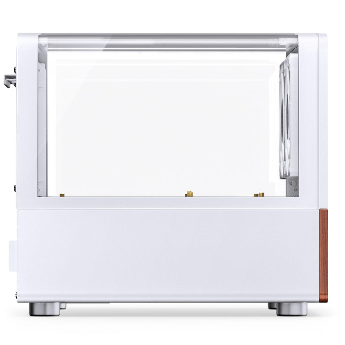 Jonsbo V12 White TG Wood Micro-ATX PC Case
