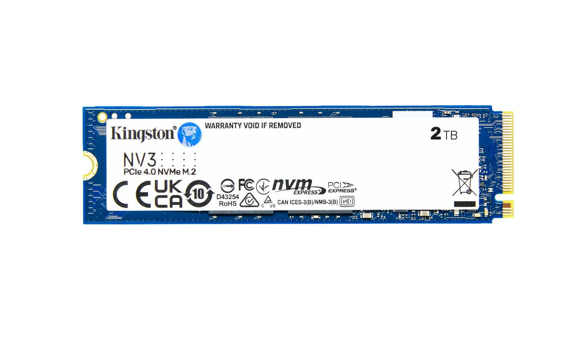 2TB Kingston NV3 PCIe 4.0 NVMe M.2 SSD
