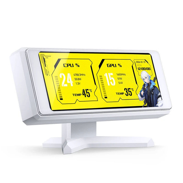Jonsbo DS339 3.3" IPS Desktop Monitor - White