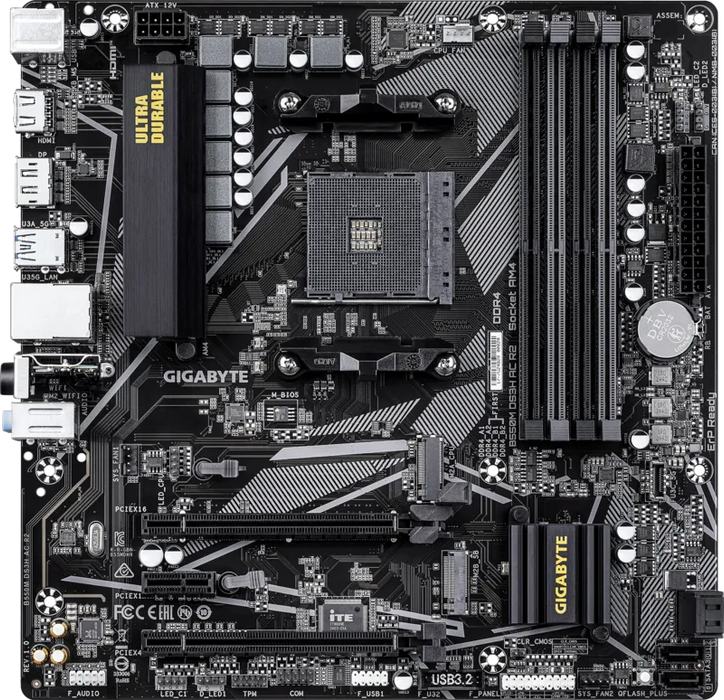 Orbit Ryzen AM4 Bundle - 16GB (2x8GB) 3200MHz DDR4 RAM & Gigabyte B550M DS3H AC R2